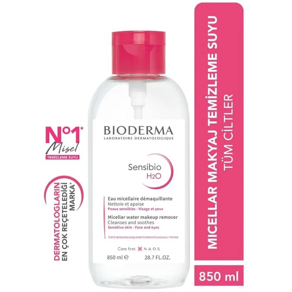 Bioderma Sensibio H2o Misel Temizleyici 850ml - Resim 2