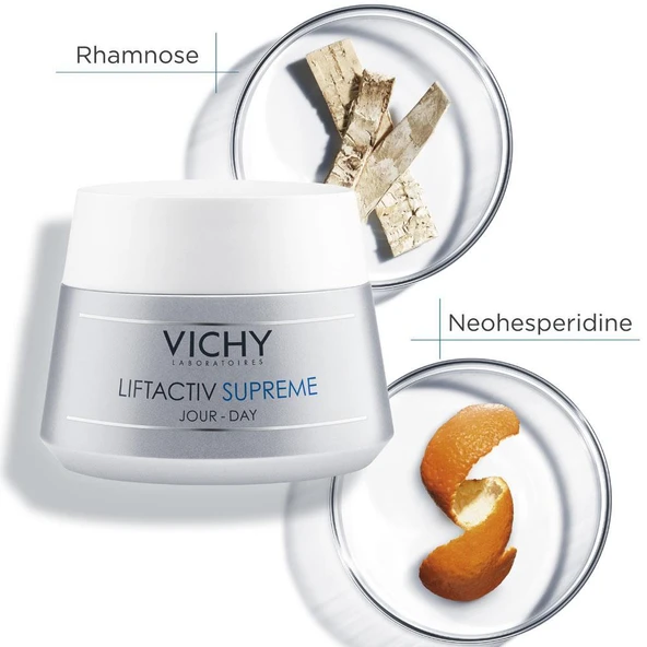 Vichy Liftactiv Supreme Yaşlanma Karşıtı Normal ve Karma Cilt için Krem 50 ml - Resim 3