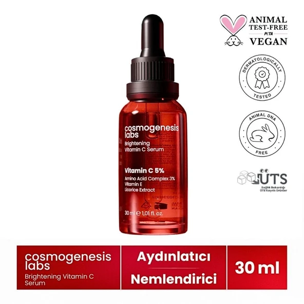 Cosmogenesis Labs Aydınlatıcı C+E Vitamini Serum 30ml - 3