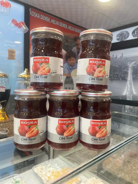 KOSKA ÇİLEK REÇELİ 760 GR KOLİ 12 ADET - 2