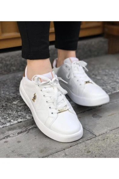 U.S. Polo Assn. EXXY 5FX 101946743 Kadın Sneaker Ayakkabı Beyaz 36-40 ürün görseli