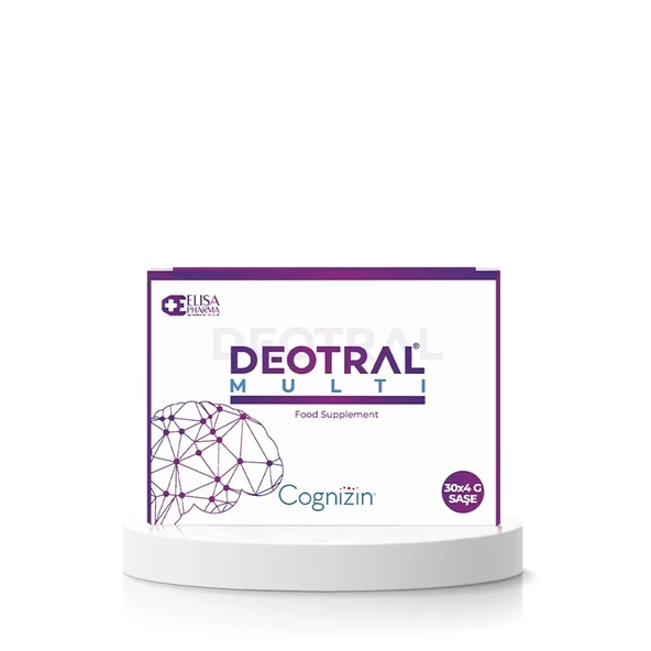 Deotral Multi 30 Saşe, Sitikolin, Fosfatidilserin, Folik Asit, B Vitamini İçeren Gıda Takviyesi