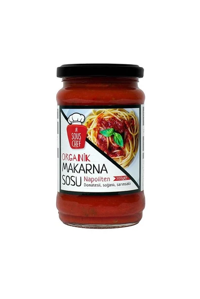 Jr. Sous Chef Organik Makarna Sosu Napoliten 300 gr