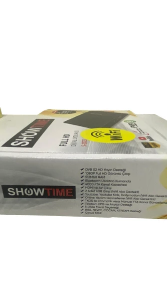 SHOWTIME Çanaklı Çanaksız Dahili Wi-Fi İnternet Tv Destekli Full HD Uydu Alıcı Bluetooth Kumandalı - 5