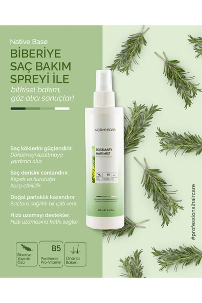 Biberiye Suyu Spreyi %96 Doğal İçeriğiyle Dökülme Karşıtı ve Hızlı Saç Uzamasını Destekleyici 250 Ml - Resim 3