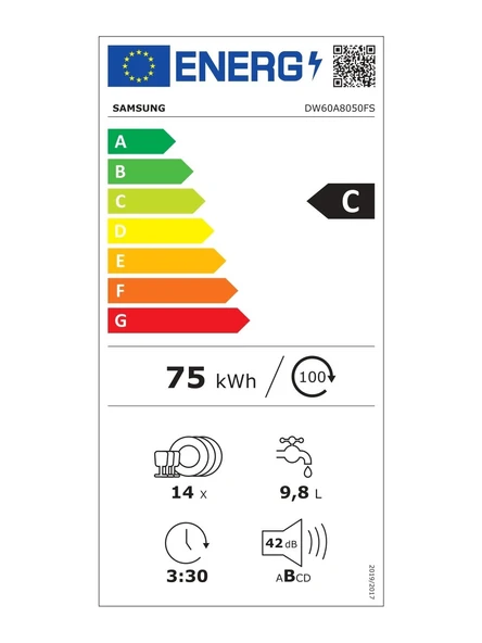 Samsung DW60A8050FS 8 Programlı Bulaşık Makinesi - 5