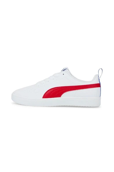 Puma Rickie Jr 384311 05 Unisex Sneaker Ayakkabı Beyaz-Mavi-Kırmızı 36-39 - 2