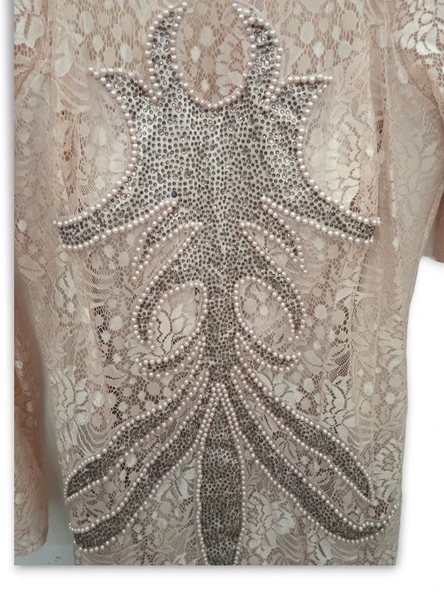 Kaliteli SOMON RENGİ Zarif Asil Abiye 46 xxl 44 - 4