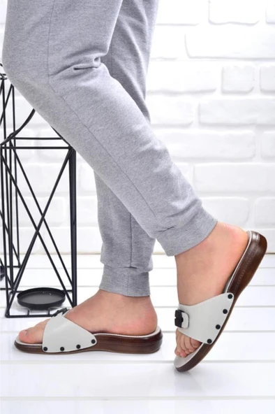 Ceyo 6300 Anatomik Taban Erkek Terlik Bej 40-45 - Resim 2