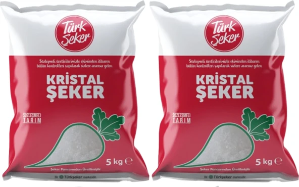 Türk Şeker Toz Şeker 10KG (2Pk*5Kg)