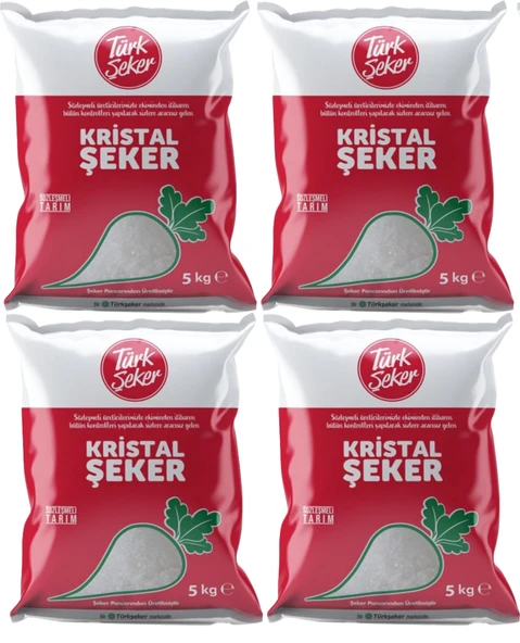 Türk Şeker Toz Şeker 20KG (4Pk*5Kg) - 3