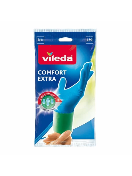 Vileda Comfort Extra Büyük Boy Bulaşık Eldiveni L/9