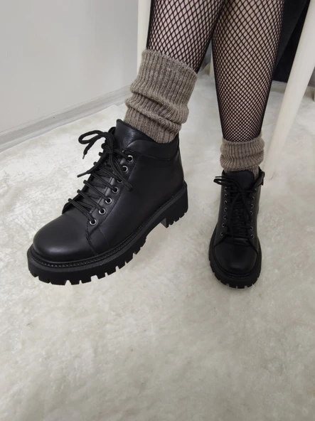 DAPLE GERÇEK DERİ BİLEK BOY KISA BOT(ARY B3) ürün görseli 1