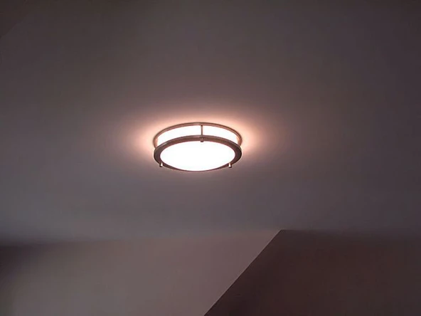 Elektrikle Çalışır, Radar Sensörlü, Karanlıkta Hareket Gördükçe Yanar, 24 Watt Modern Tasarım Tavan Aplik - 3