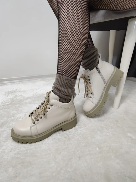 DAPLE GERÇEK DERİ BİLEK BOY KISA BOT(ARY B3) - Resim 3