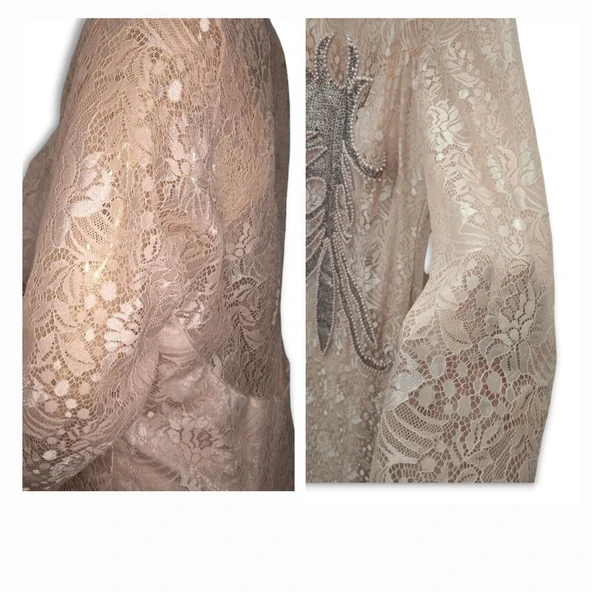 Kaliteli SOMON RENGİ Zarif Asil Abiye 46 xxl 44 - 6