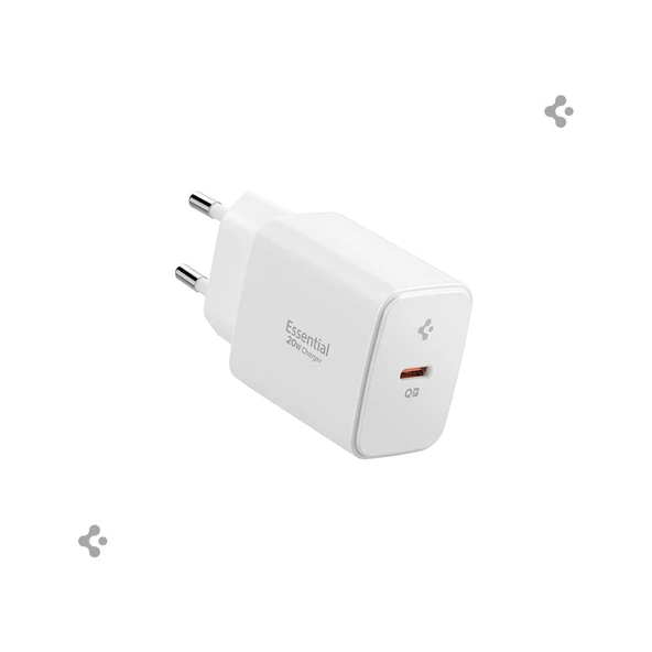 Spigen 20W USB-C Mini Hızlı Şarj Aleti Samsung PPS / Şarj Isısını Düşürür GaN Destekli Akım Korumalı Güç Adaptörü