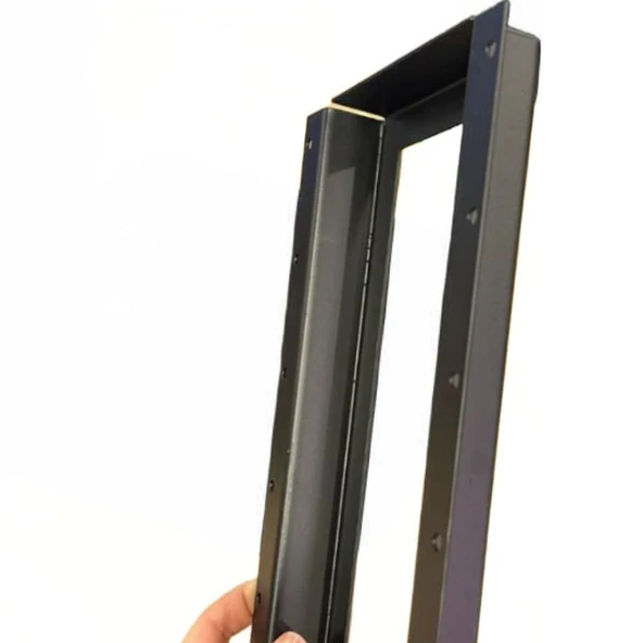 MetaNetodak Metal Diafon Metal Kapı Zili Koruyucu Zil Paneli Antrasit 12x32x3 - 2