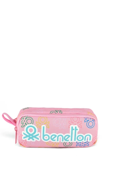 United Colors of Benetton Çift Bölmeli Kiz Çocuk Kalemlik Pembe-Turkuaz / BNT.0025