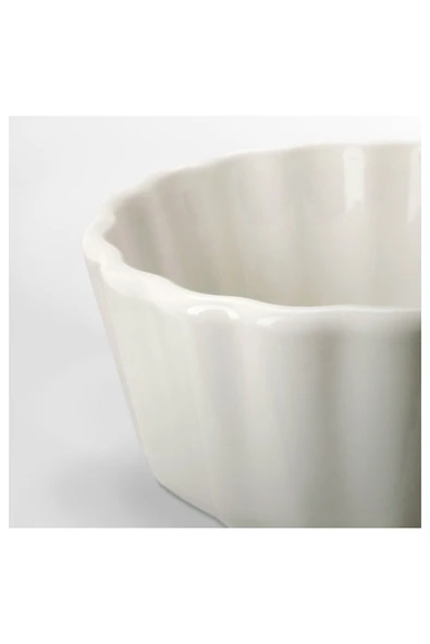 Tart Vardagen Kırık Beyaz 11 Cm Sufle Kabı Beyaz 1 Stoneware - 2