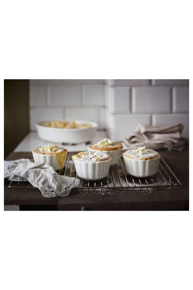 Tart Vardagen Kırık Beyaz 11 Cm Sufle Kabı Beyaz 1 Stoneware - 4