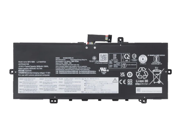 RETRO Lenovo ThinkBook 13x G2 IAP, L21M4PD0 Notebook Bataryasi