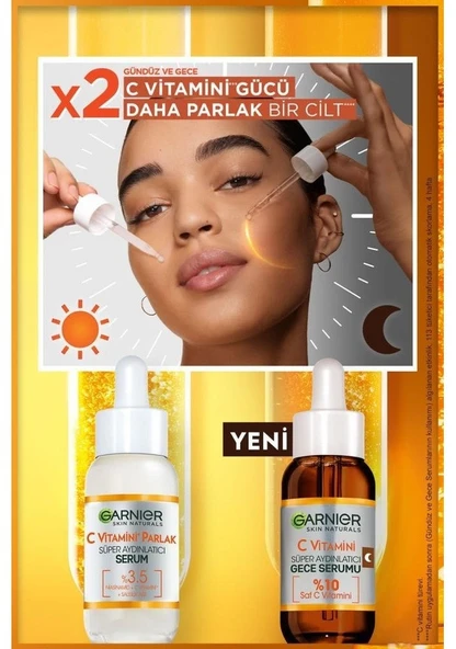 Garnier C Vitamini Süper Aydınlatıcı Gece Serumu 30 Ml - 2