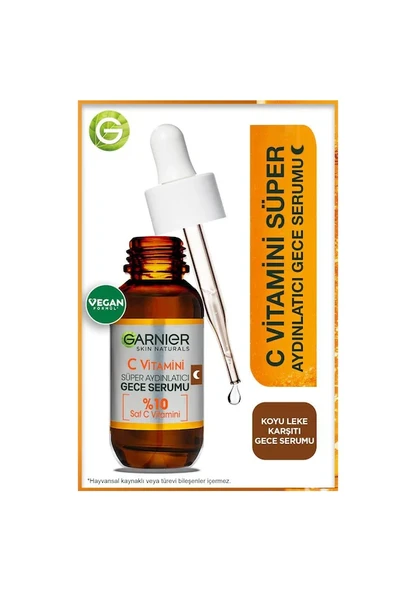 Garnier C Vitamini Süper Aydınlatıcı Gece Serumu 30 Ml - 1