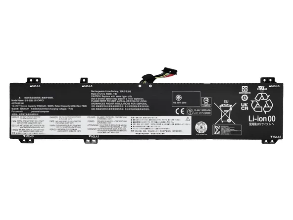RETRO Lenovo Legion 5 Pro-16ARH7, L21C4PC1 Notebook Bataryasi