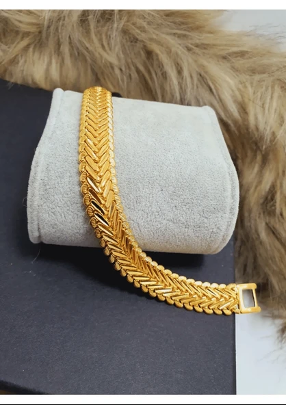 22 ALTIN KAPLAMA RENK ŞIK ZEUS BİLEKLİK KADIN TAKI