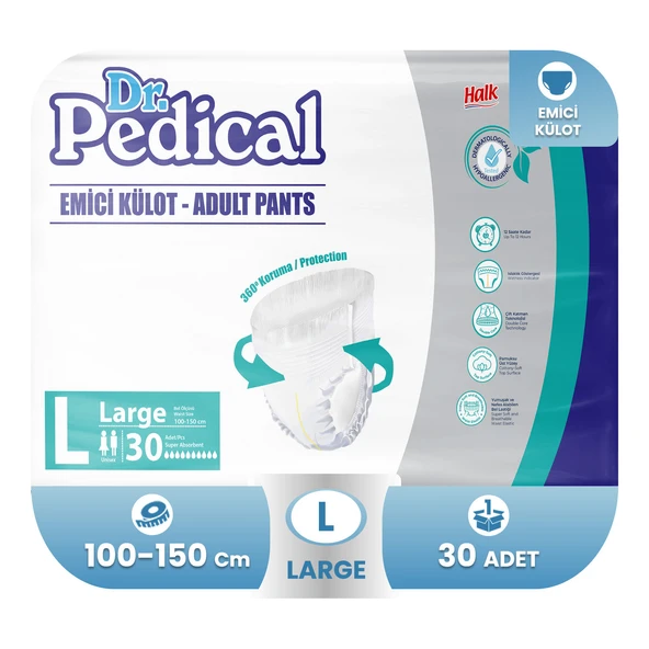 Dr. Pedical Emici Külot LARGE 30'lu ürün görseli 1