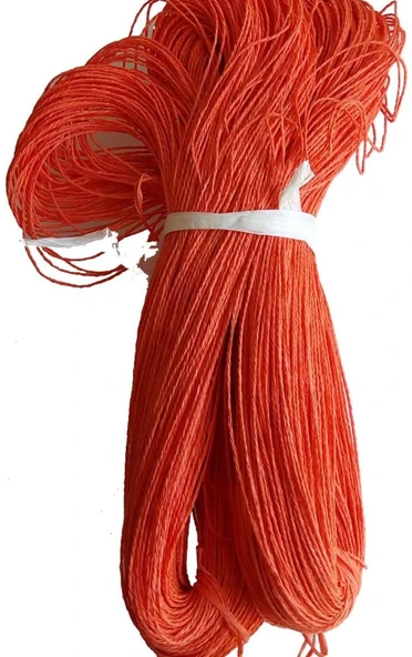 Çanta Aksesuar Turuncu Renk Kağıt İp 400 Gr ürün görseli 1