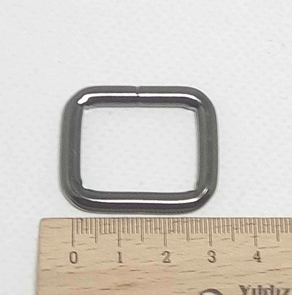 Çanta Aksesuar Füme Renk 2X3 Cm Dikdörtgen  Halka ürün görseli 1