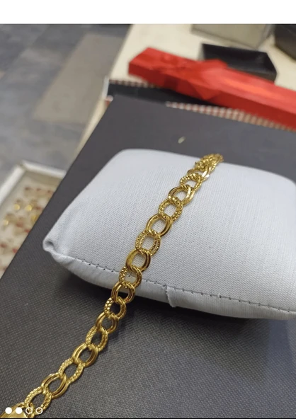 22 GOLD KAPLAMA UZAY YOLU BİLEKLİK - 2