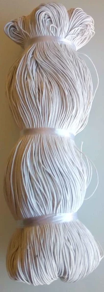 Çanta Aksesuar Beyaz Renk Mumlu Koton İp ürün görseli 1