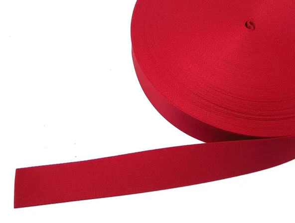 Çanta Aksesuar 4 Cm Kırmızı Renk Polyester Kolon