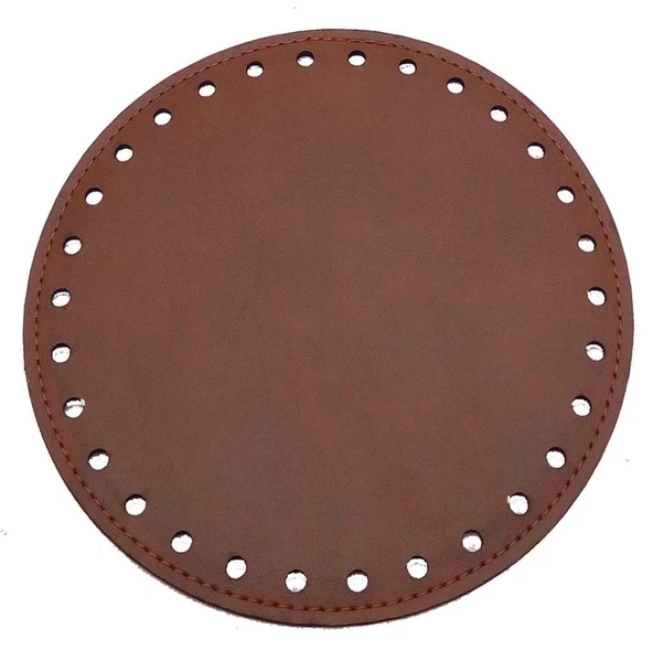 Çanta Aksesuar Taba Renk 16 Cm Yuvarlak Taban Plaka