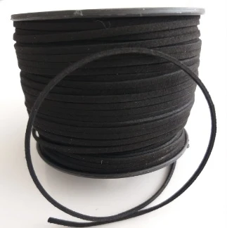 Çanta Aksesuar Nubuk Deri İp Siyah No:10 ürün görseli 1