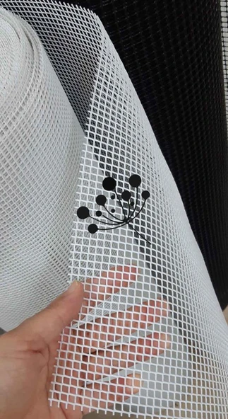 Çanta Aksesuar 100X50 Cm Beyaz Plastik Kanvas Küçük Delikli ürün görseli 1