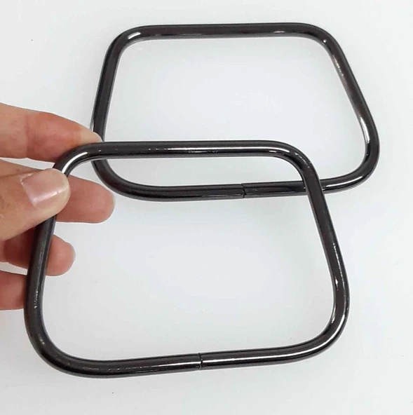 Çanta Aksesuar 11X8 Cm Füme Renk Metal Çanta Sapı