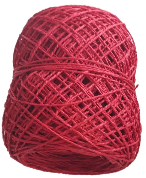 Çanta Aksesuar Sarılmış Kağıt İp Kırmızı ürün görseli 1