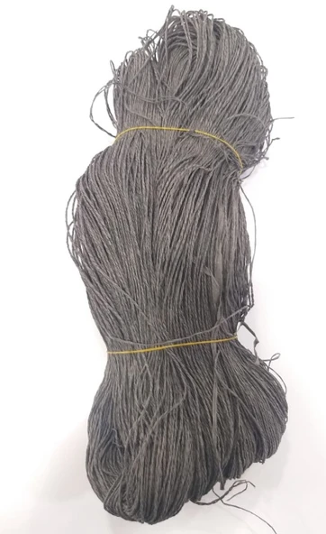 Çanta Aksesuar Koyu Gri Renk Kağıt İp 200 Gr ürün görseli 1