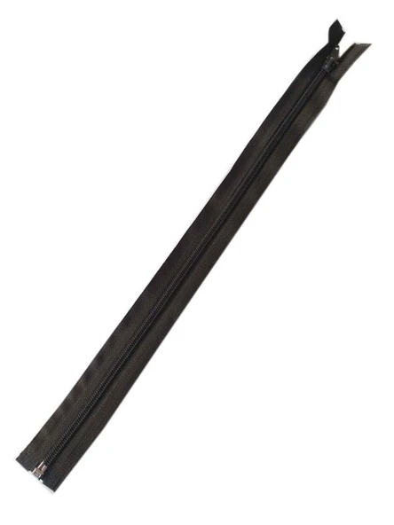 Çanta Aksesuar Koyu Haki Renk 40 Cm Plastik Diş Fermuar Fd15