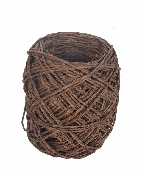 Çanta Aksesuar Koyu Kahve 50 Gr Sarılmış Kağıt İp