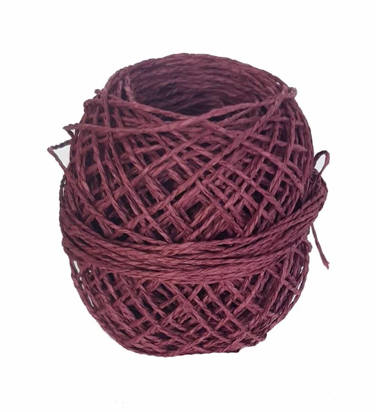 Çanta Aksesuar Koyu Fuşya 50 Gr Sarılmış Kağıt İp