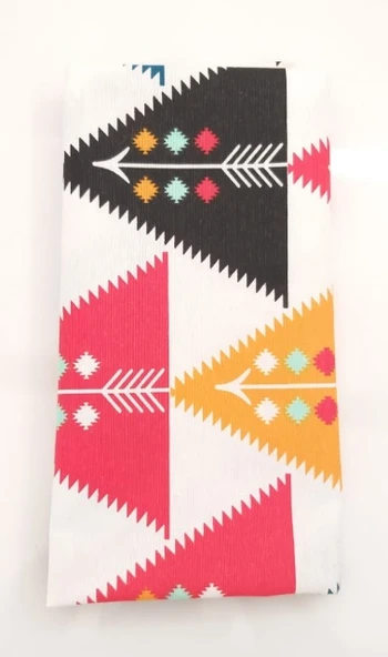 Çanta Aksesuar 90X50 Cm Duck Kumaş Astarlık Ok Desen  No:D35
