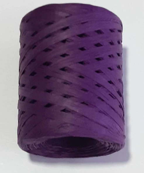 Çanta Aksesuar 100 Gr Rafya İp Mürdüm Renk (24 Numara)24