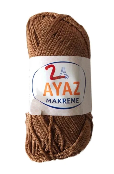 Çanta Aksesuar 100 Gram Polyester Makrome No:2 Kahve ürün görseli 1
