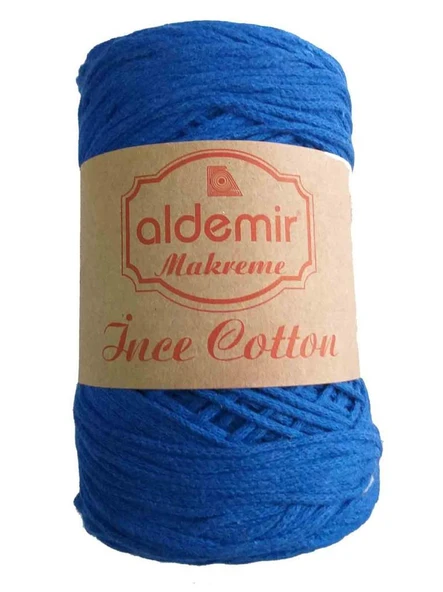 Çanta Aksesuar Aldemir İnce Pamuk Makrome Sak Mavi No:6