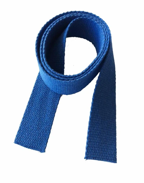 Çanta Aksesuar 4 Cm Pamuklu Kolon 1 Metre Saks Mavi